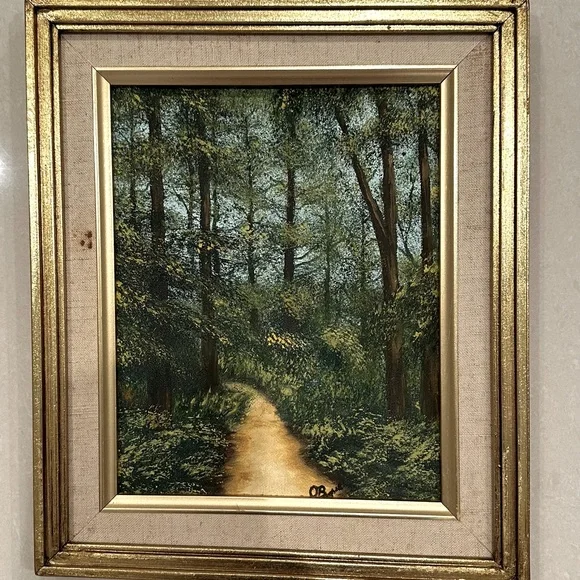 VNT🖼️Orlando Bosch, Titled: “Claro en el Bosque” No 17 - Picture 2 of 9